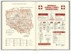 mapa z autostradami, drogami krajowymi oraz ekspreosowymi, instrukcja pierwszej pomocy przedmedycznej